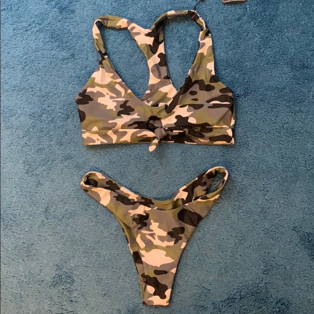 Camo bathing suit